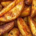 Seasoned Baked Potato Wedges Recipe