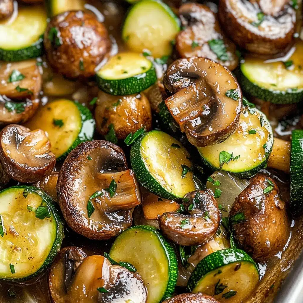 Skillet Zucchini and Mushrooms Recipe - Recipe Image