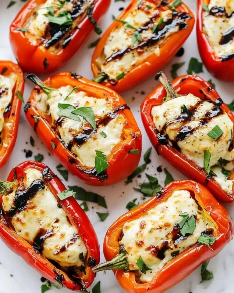 Goat Cheese Stuffed Mini Peppers Recipe