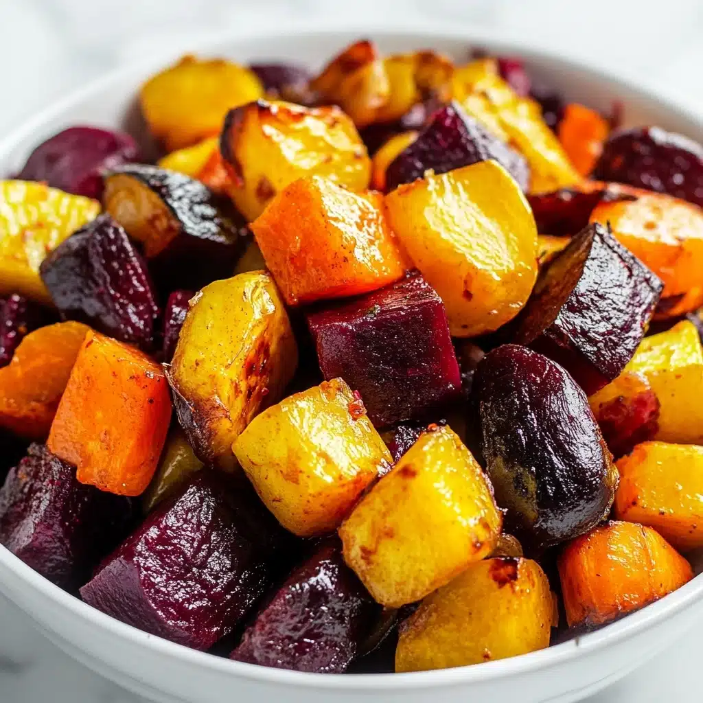 Honey Roasted Beets & Carrots Recipe - Recipe Image