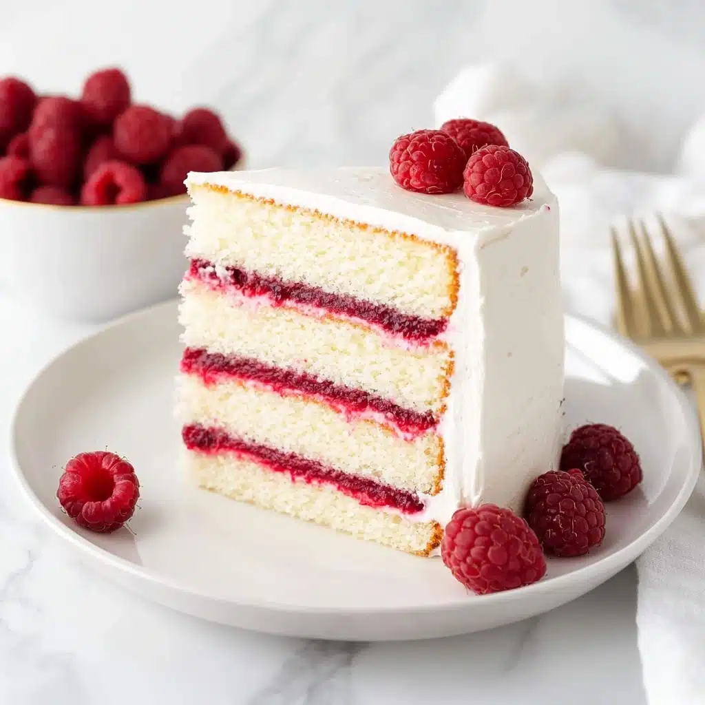 Raspberry Almond Cake Recipe - Recipe Image