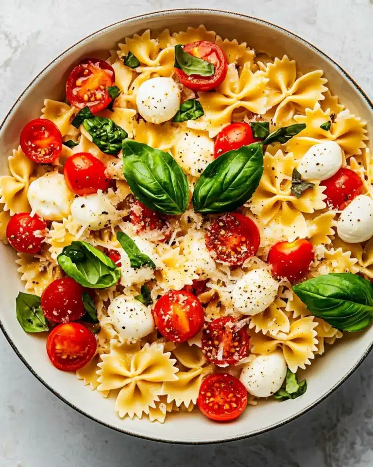 One Pot Caprese Pasta Recipe