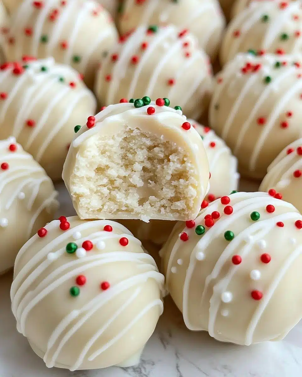 Sugar Cookie Truffles Recipe
