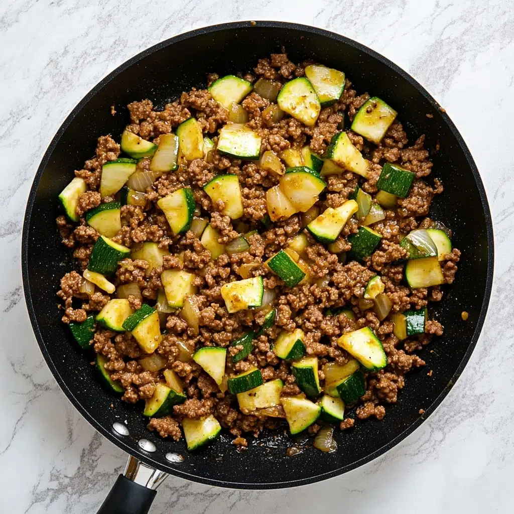 Ground Turkey Zucchini Skillet Recipe - Recipe Image