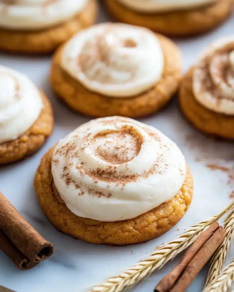 Pumpkin Cookies with Cream Cheese Frosting Recipe