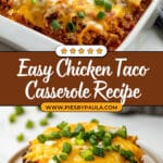 Healthy Chicken Taco Casserole Recipe
