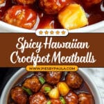 Spicy Hawaiian Crockpot Meatballs Recipe
