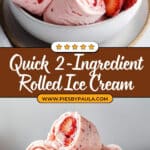2-Ingredient Rolled Ice Cream Recipe