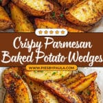 Seasoned Baked Potato Wedges Recipe