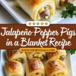 Jalapeño Popper Pigs in a Blanket Recipe