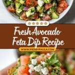 Seriously Addicting Avocado Feta Dip Recipe