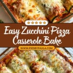 Zucchini Pizza Casserole Recipe