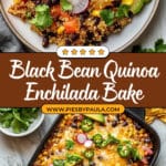 Black Bean Quinoa Enchilada Bake Recipe