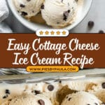 Peanut Butter Chocolate Chip Cottage Cheese Ice Cream Recipe
