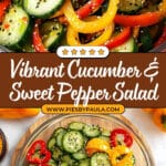 Cucumber and Sweet Pepper Salad Recipe