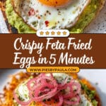 Crispy Feta Fried Eggs Recipe