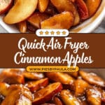Air Fryer Cinnamon Sugar Apples Recipe