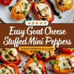 Goat Cheese Stuffed Mini Peppers Recipe