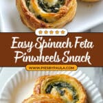 Spinach Feta Pinwheels Recipe
