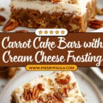 Carrot Cake Bars Recipe