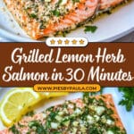 Grilled Salmon with Lemon and Herbs Recipe