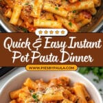 Instant Pot Pasta Recipe