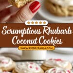 Rhubarb Coconut Cookies Recipe