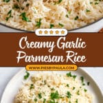 Garlic Parmesan Rice Recipe