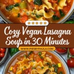 Vegan Lasagna Soup Recipe