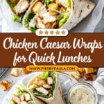 Chicken Caesar Wraps Recipe
