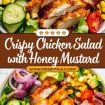Honey Mustard Crispy Chicken Salad Recipe