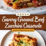 Ground Beef Zucchini Casserole Recipe