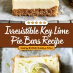 Key Lime Pie Bars Recipe