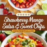 Strawberry Mango Salsa with Cinnamon-Sugar Tortilla Chips Recipe