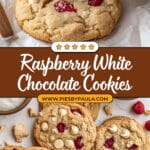 Copycat Subway Raspberry White Chocolate Cheesecake Cookies Recipe