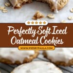 Iced Oatmeal Cookies Recipe