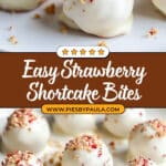 5 Ingredient Strawberry Shortcake Bites Recipe
