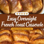 Overnight French Toast Casserole Recipe