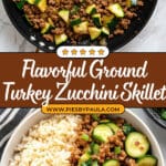 Ground Turkey Zucchini Skillet Recipe