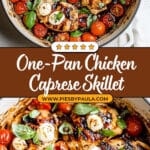 Chicken Caprese Skillet Recipe