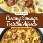 Sausage Tortellini Alfredo Recipe