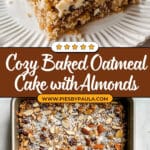Baked Oatmeal Cake Recipe
