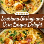 Louisiana Shrimp and Corn Bisque Recipe