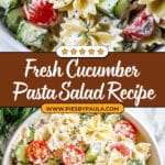 Cucumber Pasta Salad Recipe