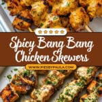 Bang Bang Chicken Skewers Recipe