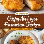 Air Fryer Parmesan Crusted Chicken Recipe