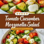 Tomato Cucumber Mozzarella Salad Recipe