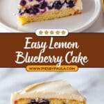 Lemon Blueberry Cake Recipe