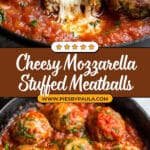 Mozzarella Stuffed Meatballs Recipe