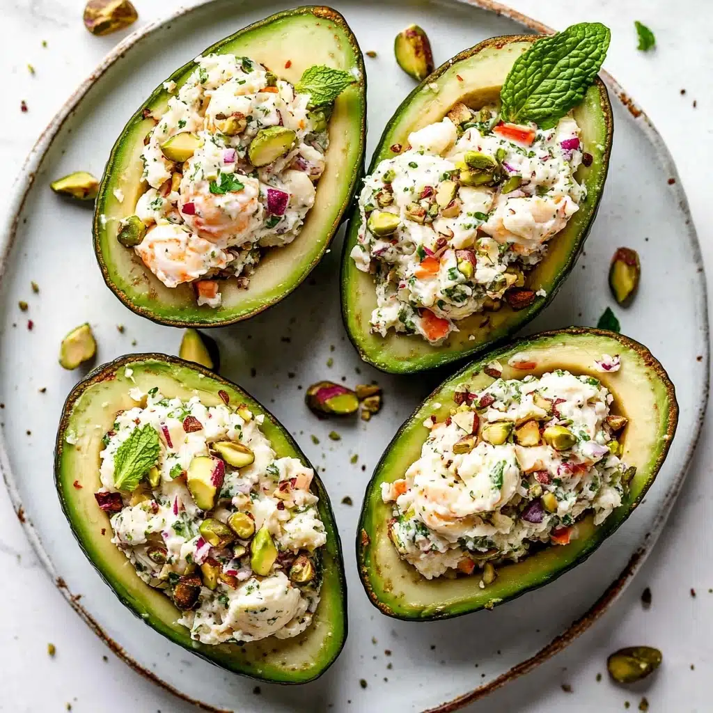 Crab Salad Stuffed Avocados Recipe - Recipe Image